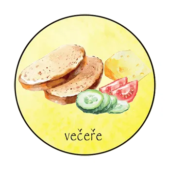 magnetka pro dítě Slon Pamatovák Večeře