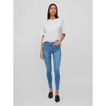 Vila Jeansy Sarah 14084766 Modrá Skinny Fit XXL_30