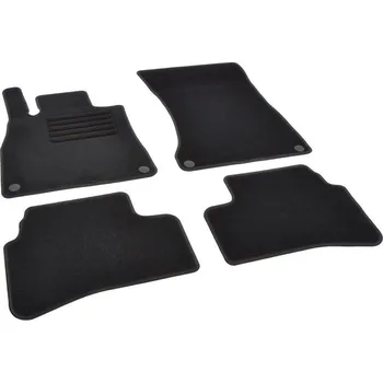 autokoberec Autokoberce textilní přesné černé / černé obšití - Mercedes-Benz S-Klasse (Typ W222) (2013-2020) 5-sedadel