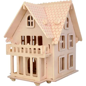 ostatní stavebnice Woodcraft Dřevěné 3D puzzle Evropská vila B