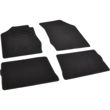 autokoberec Autokoberce textilní přesné černé / černé obšití - Renault Thalia I (1999-2008) 5-sedadel