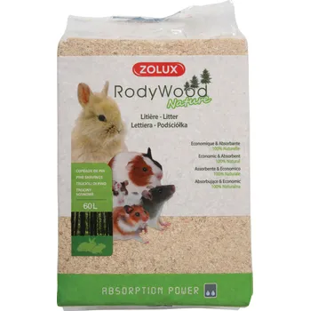 Podestýlka pro hlodavce Podestýlka RodyWood Nature 60l Zolux