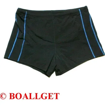 Pánské plavky Pánské plavky 4XL - 9XL černé s krátkou nohavičkou ODE-P20039 - 5XL