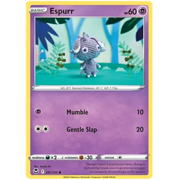Sběratelská karetní hra Pokémon TCG Espurr 081/195