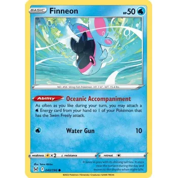 Sběratelská karetní hra Pokémon karta Finneon 040/196 - Lost Origin