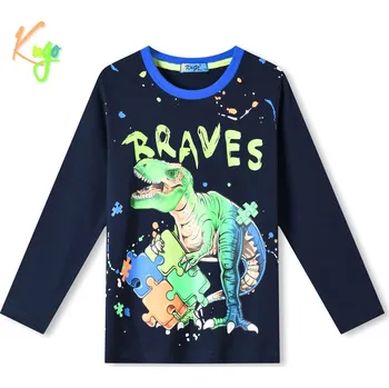 Chlapecké tričko Chlapecké tričko - KUGO HC0756, tmavě modrá Barva: Modrá tmavě, Velikost: 98