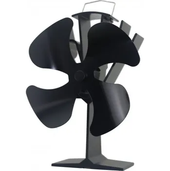 Mr. FIRE Ventilátor na kamna černý 21cm (60018)
