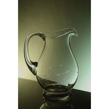 džbán 1,5l s rytinou korale - ručně ryté (broušené)