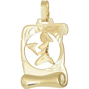Přívěsek Stříbrný pozlacený přívěšek znamení panna STRZ0985PANF
