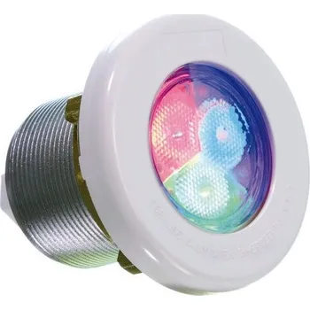 Bazénové osvětlení Astralpool reflektor s LED diodami LumiPlus Mini 2.11 V2 RGB barevné DMX 24 V DC - čelo ABS s převlečnou matkou 2˝, pro všechny typy bazénů