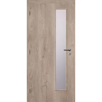 Interiérové dveře SOLODOOR Dveře Klasik 5 dub western solo struktur, 80P