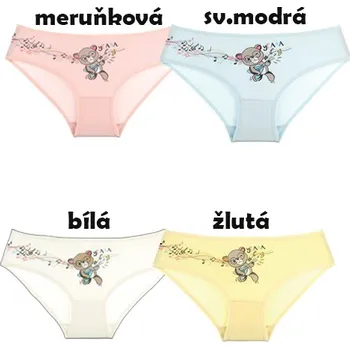 Dívčí spodní prádlo Dívčí kalhotky medvěd EVONA