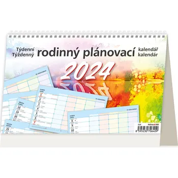 Kalendář Helma365 Týdenní rodinný plánovací kalendář 2024