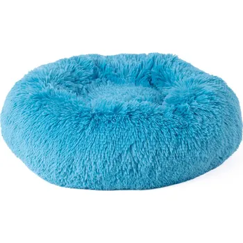 Pelíšek pro psa Magnum Donut Fluffy MODRÝ Rozměry: 50cm