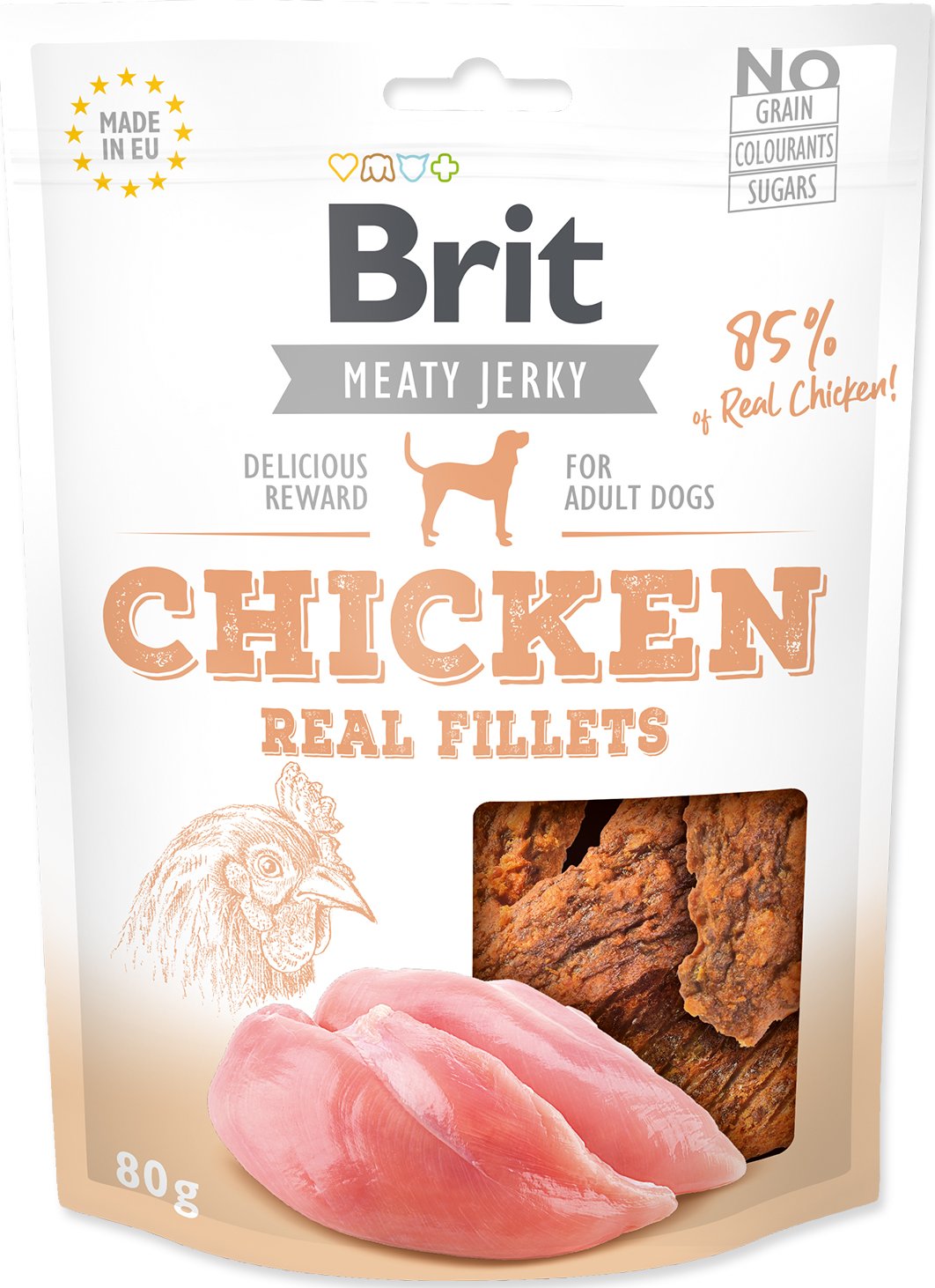 Brit Jerky Snack Puppy Meaty Coins Dinde Friandises Pour Chiens