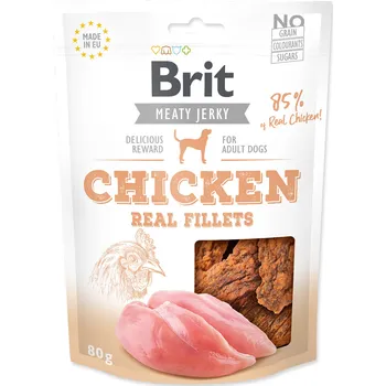 Pamlsek pro psa Brit Jerky Chicken Fillets