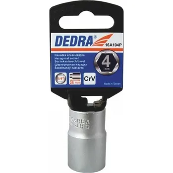 Bit Dedra 16A104P Nástrčná hlavice, šestihran 1/4" 4mm s věšákem