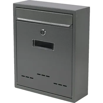 Poštovní schránka Poštovní schránka šedá struktura, 260x90x310mm, RADIM M.