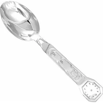 Příbor Stříbrná dětská lžička s medvídkem Teddy