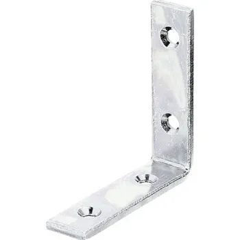 Tesařské kování Spojovací úhelník trámový 80x80x20 mm galvanicky pozinkovaný