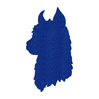 Samolepící dekorace Lama 006 levá silueta (89 - Ultra Metalic modrá tmavá) SAMOLEPKA NA AUTO, NÁLEPKA, FÓLIE, POLEP, TUNING, VLASTNÍ TEXT, TISK, AUTOSAMOLEPKY.cz, POLEPY, OBRÁZEK, LOGO, 3D STICKERS