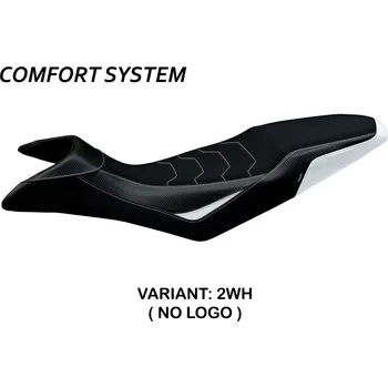 Moto sedlo TPZ Italia Potah sedla KTM 890 Adventure R Mazyr comfort model potah sedla: bez loga 2WH (white)