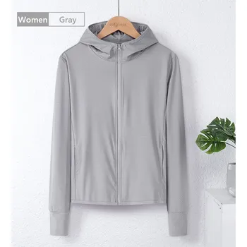 Dámský svetr Dámská lehoučká a prodyšná mikina s kapucí Barva: Šedá, Velikost: XXXL