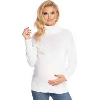 Dámský svetr PeeKaBoo Dámský těhotenský svetr Ruumyonduad krémová Univerzální