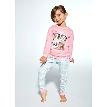 Dívčí pyžamo Cornette pyžamo dívčí 594/167 MY DOGGY - růžová, 98-104 (Dívčí pyžamo Cornette)