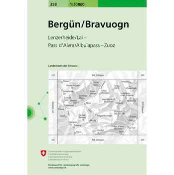 Swistopo vydavatelství mapa Berguen 1:50 t.