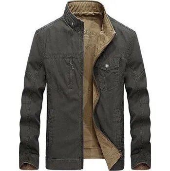 Pánská softshellová bunda Casual pánská bunda military větrovka softshellová Barva: Zelená, Velikost: M