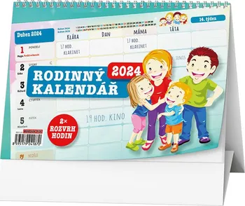 Kalendář Baloušek Tisk Stolní Rodinný kalendář 2024