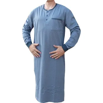 Pánská noční košile xcena Noční košile pánské šedá Velikost: XXXXXL