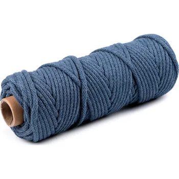 Šňůra / příze s duší Ø5 mm, barva 32 petrolejová