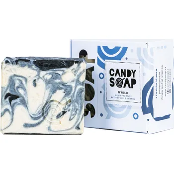 Mýdlo Mýdlo nejen pro muže - Aktivní uhlí s ambrou, 100 g