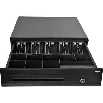 Pokladní systém Pokladní zásuvka Virtuos C425C černá s kabelem 24V