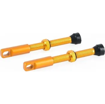 Ventilek pro bezdušové aplikace, OXFORD (zlatá, vč. čepičky, slitina hliníku, délka 48 mm)