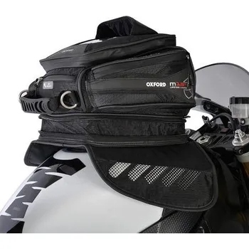 Zavazadlo na motocykl Tankbag na motocykl M15R, OXFORD (černý, s magnetickou základnou, objem 15 l)