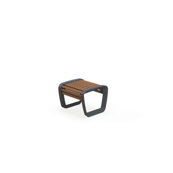 Zahradní lavice HTI ATARIA Lavička bez opěradla LAT111.00 Materiál konstrukce: hliník, Typ použitého obložení: ash