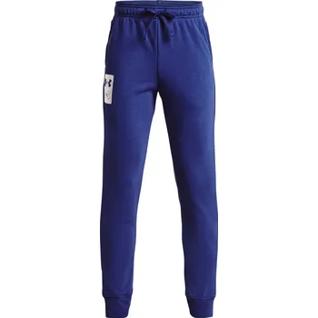 Dětské sportovní tepláky Under Armour RIVAL TERRY JOGGERS K modré 1370209-456 - YM | UK 7 | US 9,5