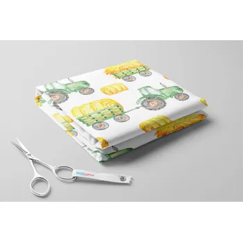 Fleece antipiling, Zelené traktůrky s vlečkou