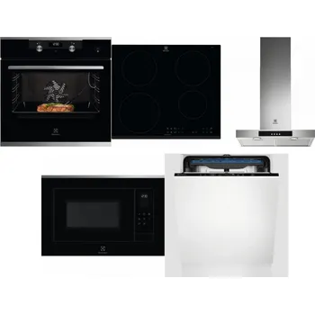 Set domácích spotřebičů ELECTROLUX KODEC75X2 + ELECTROLUX LIR60430 + ELECTROLUX LFT426X + ELECTROLUX LMS4253TMX + ELECTROLUX EES48200L