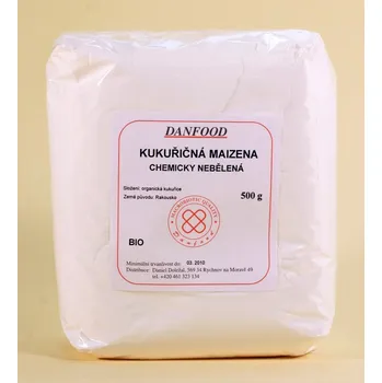 Škrob DANFOOD Kukuřičná maizena chemicky nebělená 500g