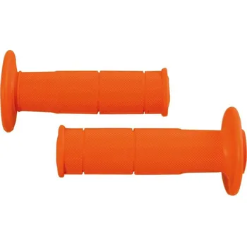 Gripy Racing (měkké), RTECH (oranžové, pár, délka 116 mm)