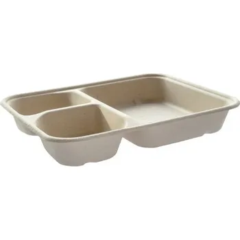 Jednorázové nádobí Miska NACHO z cukrové třtiny 165x215x35mm/50ks