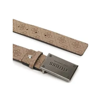 Opasek Pánský pásek Guess BM7778 P3435 Béžová M