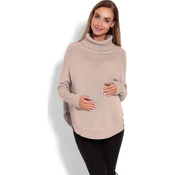 Dámský svetr PeeKaBoo Dámské pončo Wonthon latté Univerzální