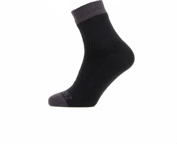 Pánské ponožky Sealskinz Warm Weather Ankle černé/šedé