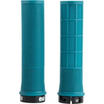 grip Gripy DRIVER MTB LOCK-ON se šroubovacími objímkami, OXFORD (tyrkysová, délka 130 mm, 1 pár)