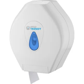 Zásobník na toaletní papír maxi jumbo Hygotrendy, plast, bílý, pr. 300 mm (5532) 311.HT1130